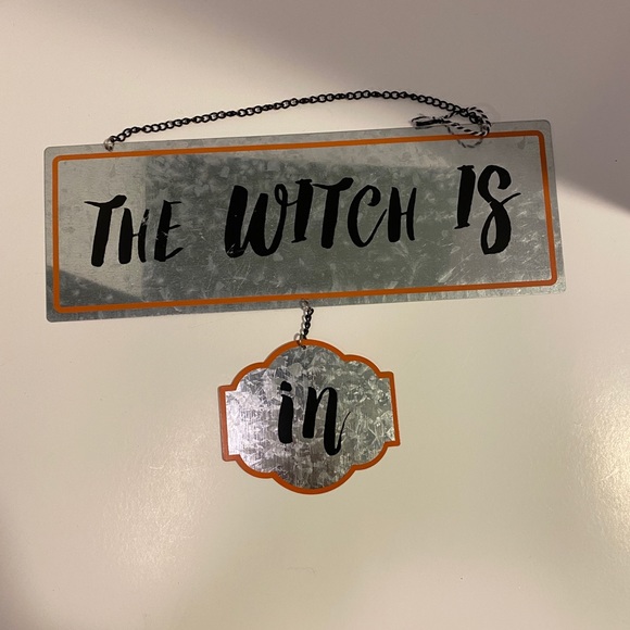 Other - The Witch Is In/out Steel Wall Decor